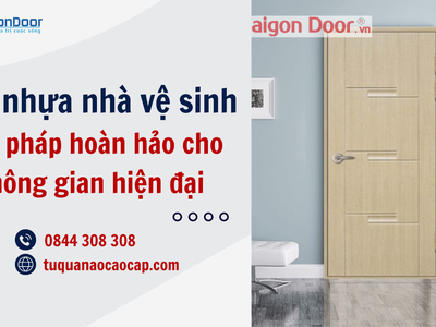 Cửa nhựa nhà vệ sinh giải pháp hoàn hảo cho không gian hiện đại 3