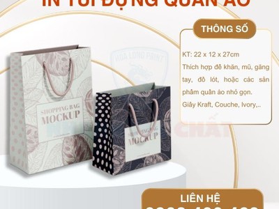 Cập nhật xu hướng thiết kế mẫu in túi shop quần áo hot hiện nay 0