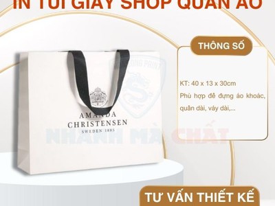 Cập nhật xu hướng thiết kế mẫu in túi shop quần áo hot hiện nay 1