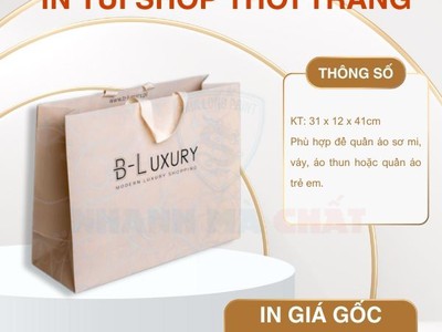 Cập nhật xu hướng thiết kế mẫu in túi shop quần áo hot hiện nay 2