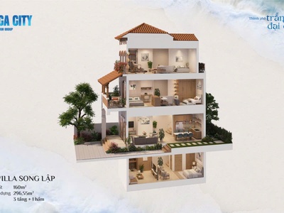 Nhà phố, biệt thự biển sở hữu lâu dài  blanca city của sun group, vũng tàu 2