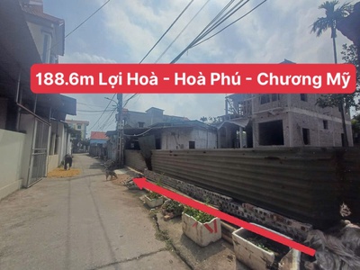 Chính chủ bán lô đất 188,6m tại hòa phú-chương mỹ-hà nội 0