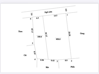 Chính chủ bán lô đất 188,6m tại hòa phú-chương mỹ-hà nội 3