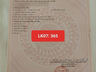 Siêu phẩm 81,4m tại trần phú-chương mỹ-hà nội 3