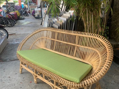 Bàn ghế mây nhỏ gọn cánh sen 0