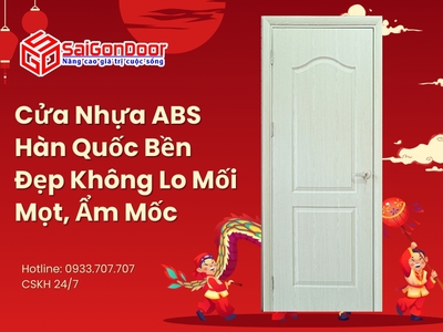 Cửa Nhựa ABS Hàn Quốc Bền Đẹp Không Lo Mối Mọt, Ẩm Mốc 3