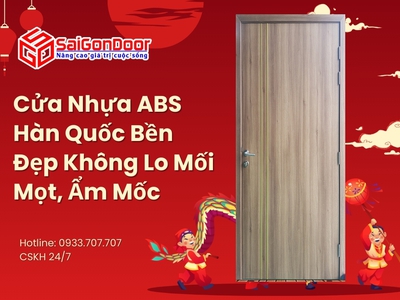 Cửa Nhựa ABS Hàn Quốc Bền Đẹp Không Lo Mối Mọt, Ẩm Mốc 7