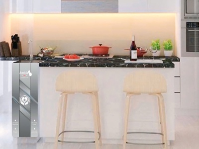 Máy lọc nước RO Amida tích hợp lõi ion kiềm 0