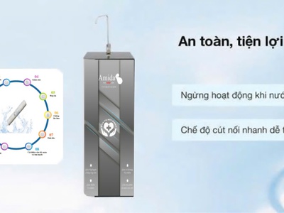 Máy lọc nước RO Amida tích hợp lõi ion kiềm 1