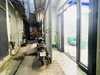 Nhà đẹp 1 lầu chỉ 1 tỷ 390 triệu 4,1mx8m tặng nội thất như hình hóc môn 0