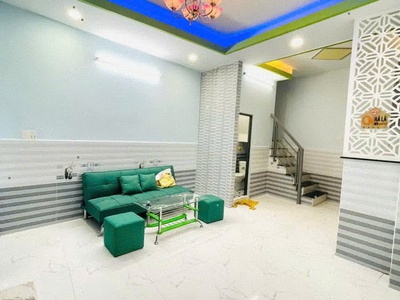 Nhà đẹp 1 lầu chỉ 1 tỷ 390 triệu 4,1mx8m tặng nội thất như hình hóc môn 1