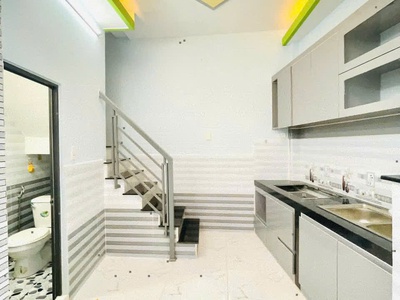 Nhà đẹp 1 lầu chỉ 1 tỷ 390 triệu 4,1mx8m tặng nội thất như hình hóc môn 2