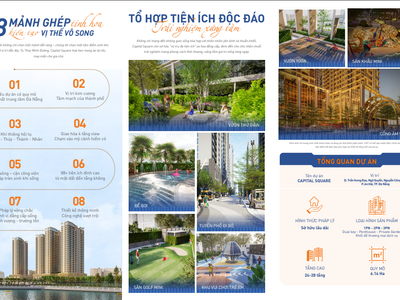 Căn 1PN/45.16m2 Giá 3.907 TỶ ngay cầu sông Hàn - CAPITAL SQUARE 1