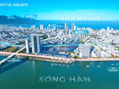 Căn 1PN/45.16m2 Giá 3.907 TỶ ngay cầu sông Hàn - CAPITAL SQUARE 0