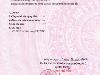 Bán đất tại Tân Phước, Đồng Phú, Bình Phước giá cực chất 16,5 tỷ, 22015 m2 1