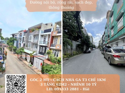 Nhà 2mt đẹp hoàng hoa thám cách t3 chỉ 800m 62m2 chỉ nhình 10 tỷ 4