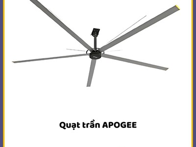 Top 5 thương hiệu quạt trần công nghiệp HVLS uy tín 1