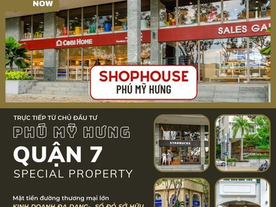 Thương hiệu lớn đổ về shophouse phú mỹ hưng   cơ hội sở hữu có 1 không 2 0