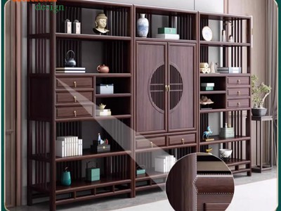 Kệ gỗ trang trí giả cổ   điểm nhấn sang trọng cho không gian sống 0