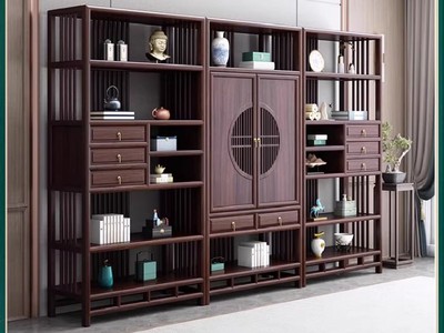 Kệ gỗ trang trí giả cổ   điểm nhấn sang trọng cho không gian sống 2
