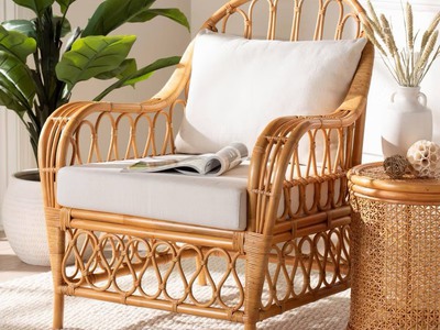Ghế sofa đơn mây uốn 7
