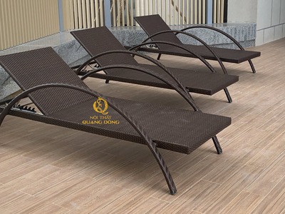 Ghế nằm hồ bơi QD-1255 sang trọng, bền bỉ, giá cả phải chăng - Nội thất Quang Đông 2