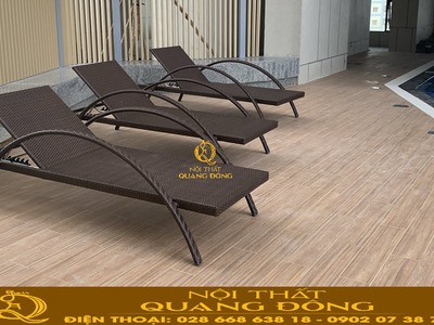 Ghế nằm hồ bơi QD-1255 sang trọng, bền bỉ, giá cả phải chăng - Nội thất Quang Đông 1