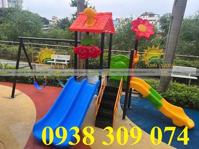 Bộ cầu trượt xích đu trẻ em,bộ liên hoàn cầu trượt trẻ em GR 0