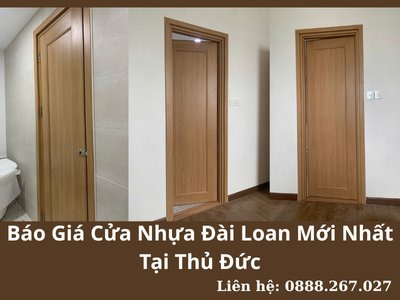 Báo Giá Cửa Nhựa Đài Loan Mới Nhất Tại Thủ Đức 0
