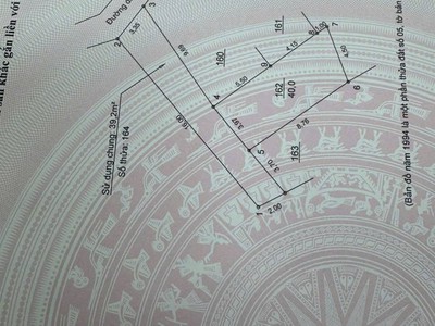 Đất Đại Áng Thanh Trì cũ 40m nhỉnh 3ty 2