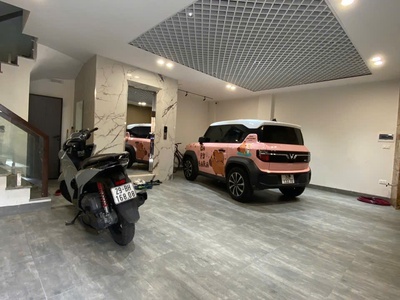 Nhà đẹp việt hưng   6 tầng   mt 8m   gara 2 ô tô 0