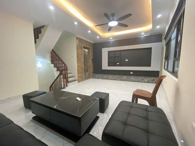  nhà đẹp   thang máy   gần hồ   oto 10m  hồng tiến, bồ đề   long biên  35m   xd 39m     6 1