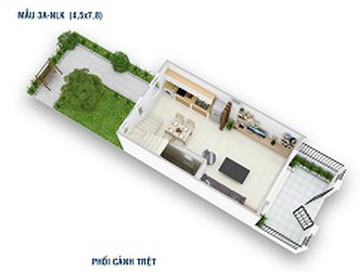 Nhà dưới 1 tỷ   khu đô thị hoàng quân- tt tp mới trà vinh  cũ 2