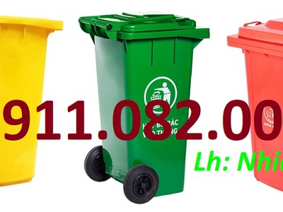 Chuyên cung cấp thùng rác nhựa phổ biến nhất hiện nay- thùng rác 120l 240l 660l giá rẻ- lh 09110820 0