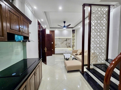 Bán nhà mới 5 tầng thang máy trại cá, ô tô đỗ, kinh doanh đỉnh 1