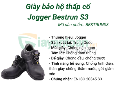 Giày bảo hộ lao động Bestrun S3 0