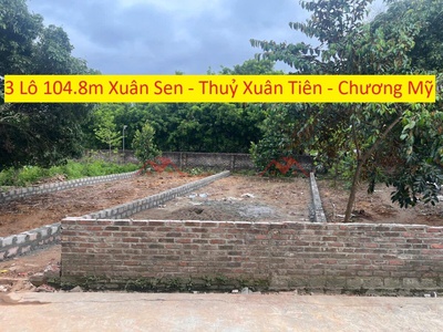 Siêu phẩm 3 lô đất 104,8m-98,4m-91,9m tại thủy xuân tiên-chương mỹ-hà nội 0