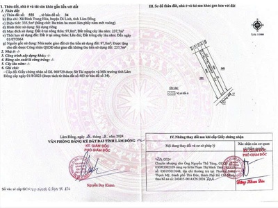 Gia đình đi nước ngoài cần bán gấp đất tại xã Đinh Trang Hòa, huyện Di Linh, tỉnh Lâm Đồng. 0