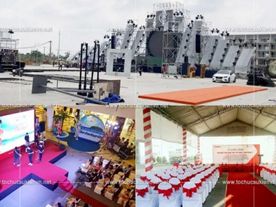 Đơn vị chuyên dịch vụ cho thuê sân khấu đa dạng, nhiều quy mô 0
