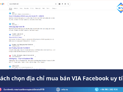 Địa chỉ mua bán VIA Facebook: Hướng dẫn chọn đúng nơi 1