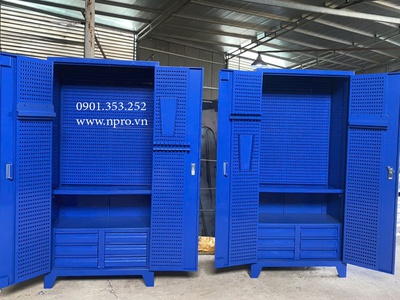 Tủ dụng cụ 2 cánh treo đồ nghề, vật tư, thiết bị 0