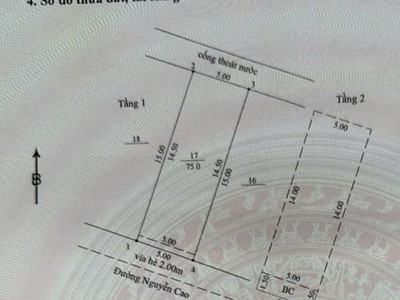  nhà 2 tầng   mặt tiền nguyễn cao   cách biển nguyễn tất thành 100m  2
