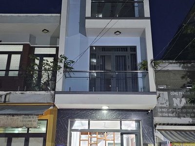 Bán nhà mặt tiền chung cư gia phú - kênh tham lương - lê trọng tấn 4 tầng 4x15 vuông vức kinh 0