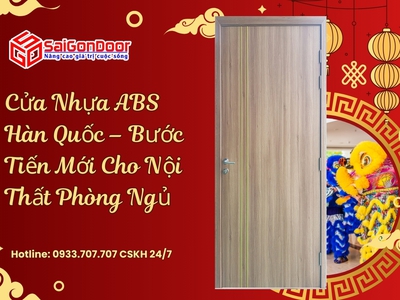 Cửa Nhựa ABS Hàn Quốc   Bước Tiến Mới Cho Nội Thất Phòng Ngủ 0