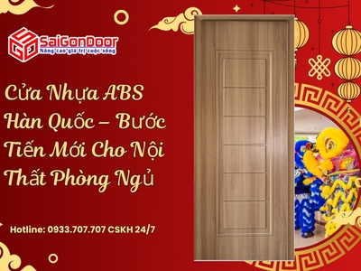 Cửa Nhựa ABS Hàn Quốc   Bước Tiến Mới Cho Nội Thất Phòng Ngủ 2