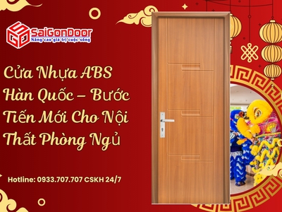 Cửa Nhựa ABS Hàn Quốc   Bước Tiến Mới Cho Nội Thất Phòng Ngủ 3