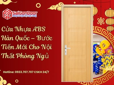 Cửa Nhựa ABS Hàn Quốc   Bước Tiến Mới Cho Nội Thất Phòng Ngủ 4