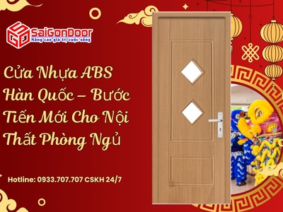 Cửa Nhựa ABS Hàn Quốc   Bước Tiến Mới Cho Nội Thất Phòng Ngủ 5