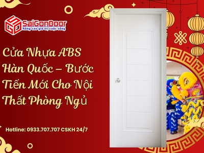 Cửa Nhựa ABS Hàn Quốc   Bước Tiến Mới Cho Nội Thất Phòng Ngủ 6
