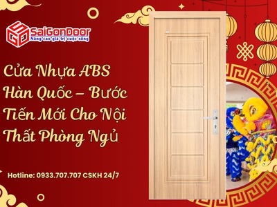 Cửa Nhựa ABS Hàn Quốc   Bước Tiến Mới Cho Nội Thất Phòng Ngủ 7